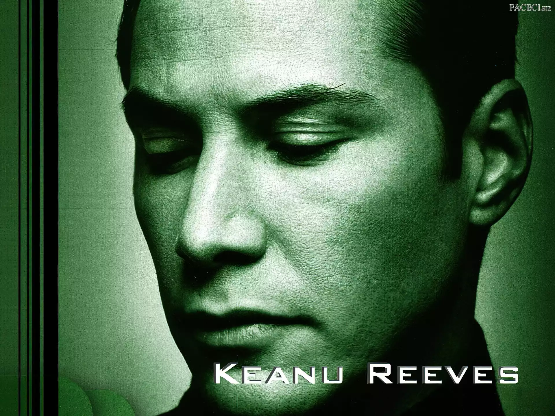 Keanu Reeves, twarz
